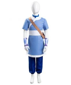 NewCosplay New Arrivals Avatar: The Last Airbender Katara Kids Children Halloween Carnival Suit Cosplay Costume
