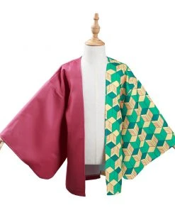 NewCosplay Demon Slayer: Kimetsu No Yaiba Tomioka Giyuu Kids Children Kimono Coat Cosplay Costume