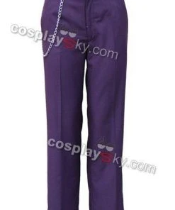 NewCosplay New Arrivals Batman Dark Knight Joker Purple Pants Halloween Tailor Made