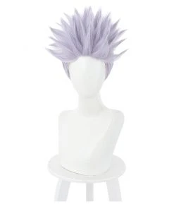 NewCosplay Jujutsu Kaisen Satoru Gojou Heat Resistant Synthetic Hair Carnival Halloween Party Props Cosplay Wig New Arrivals