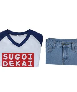 NewCosplay Anime Uzaki-chan Wants To Hang Out! Uzaki Hana Uzaki-chan Wa Asobitai! SUGOI DEKAI Top+Skirt Halloween Uniform Cosplay Costume New Arrivals 11 NewCosplay Anime Uzaki-chan Wants To Hang Out! Uzaki Hana Uzaki-chan Wa Asobitai! SUGOI DEKAI Top+Skirt Halloween Uniform Cosplay Costume New Arrivals