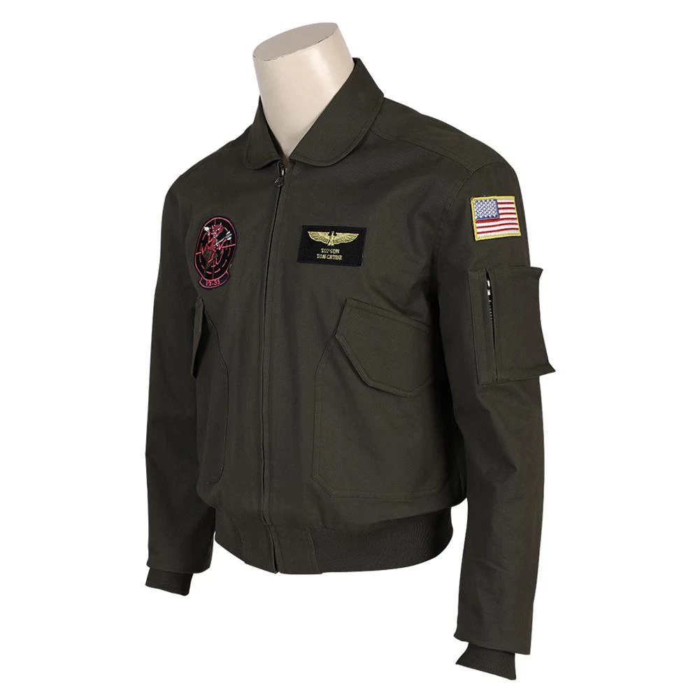 NewCosplay Top Gun Maverick Pilot Jacket Cosplay Costume New Arrivals 4 NewCosplay Top Gun Maverick Pilot Jacket Cosplay Costume New Arrivals