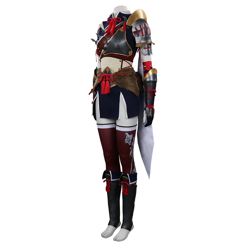 NewCosplay Monster Hunter Rise MH Rise Women Hunter Outfits Halloween Carnival Suit Cosplay Costume New Arrivals 4 NewCosplay Monster Hunter Rise MH Rise Women Hunter Outfits Halloween Carnival Suit Cosplay Costume New Arrivals