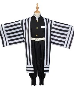 NewCosplay Demon Slayer: Kimetsu No Yaiba Iguro Obanai Kids Children Kimono Outfits Halloween Carnival Suit Cosplay Costume New Arrivals