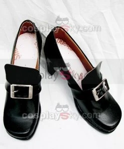 NewCosplay Black Butler Ciel Cosplay Boots Black Shoes Custom Made