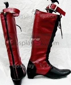 NewCosplay Black Butler Ciel Cosplay Boots Red Custom Made