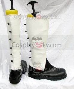 NewCosplay Black Butler Ciel Cosplay Boots White