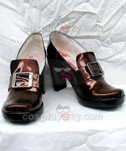 NewCosplay Black Butler Ciel Cosplay Shoes Brwon Custom-Made