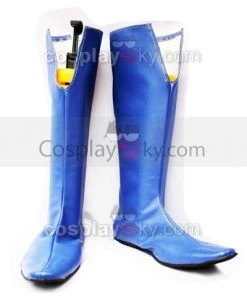 NewCosplay Bleach Soul Cosplay Boots Shoes-Blue