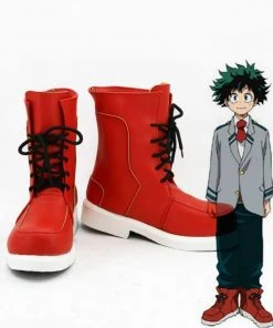 NewCosplay Boku No Hero Academia My Hero Academia Izuku Deku Cosplay Shoes Boots Custom Made