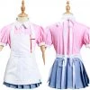 NewCosplay Danganronpa 2:Goodbye Despair Mikan Tsumiki Kids Children Shirt Skirt Outfits Halloween Carnival Suit Cosplay Costume New Arrivals