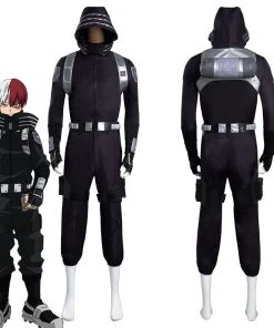 NewCosplay Boku No Hero Academia The Movie 3 Todoroki Shoto Battle Outfits Halloween Carnival Suit Cosplay Costume New Arrivals