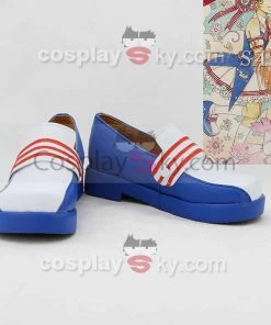 NewCosplay Cardcaptor Sakura Sakura Kinomoto Navy Cosplay Shoes 12 NewCosplay Cardcaptor Sakura Sakura Kinomoto Navy Cosplay Shoes