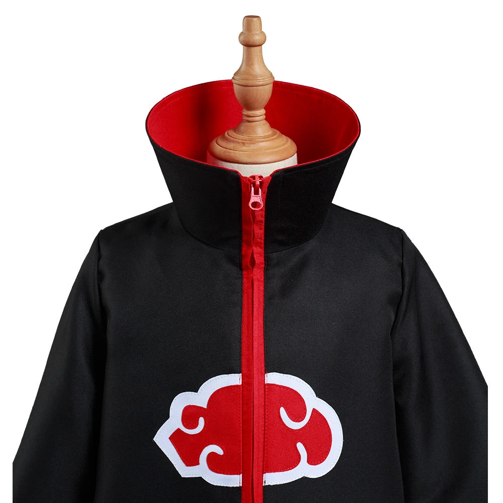 NewCosplay Naruto Akatsuki Kids Children Zip Up Coat Halloween Carnival Suit Cosplay Costume New Arrivals 8 NewCosplay Naruto Akatsuki Kids Children Zip Up Coat Halloween Carnival Suit Cosplay Costume New Arrivals
