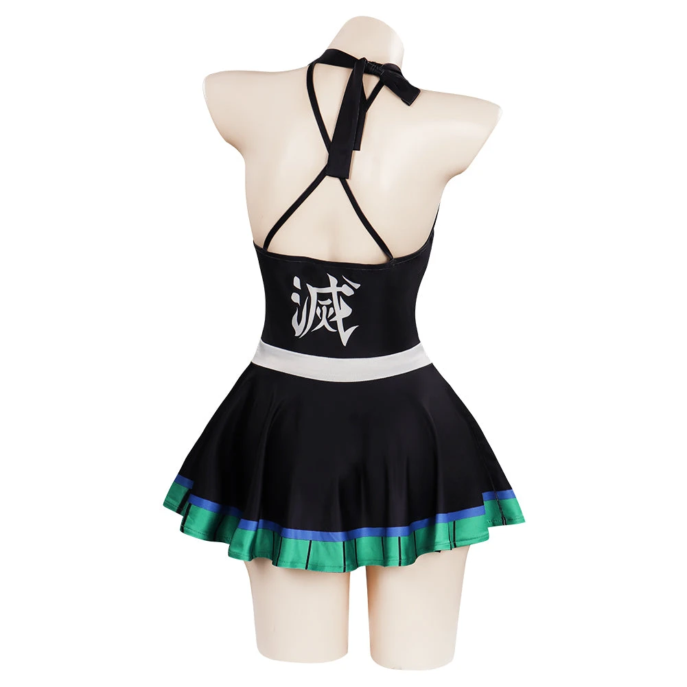 NewCosplay Anime Demon Slayer -Kanroji Mitsuri Swimwear Halloween 2021 Cosplay Costume New Arrivals 6 NewCosplay Anime Demon Slayer -Kanroji Mitsuri Swimwear Halloween 2021 Cosplay Costume New Arrivals