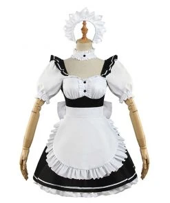 NewCosplay Anime Date A Bullet Tokisaki Kurumi Maid Dress Halloween Carnival Suit Cosplay Costume New Arrivals