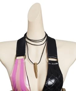 NewCosplay LoL Jinx League Of Legends Skin Outfits Halloween Carnival Suit Cosplay Costume
