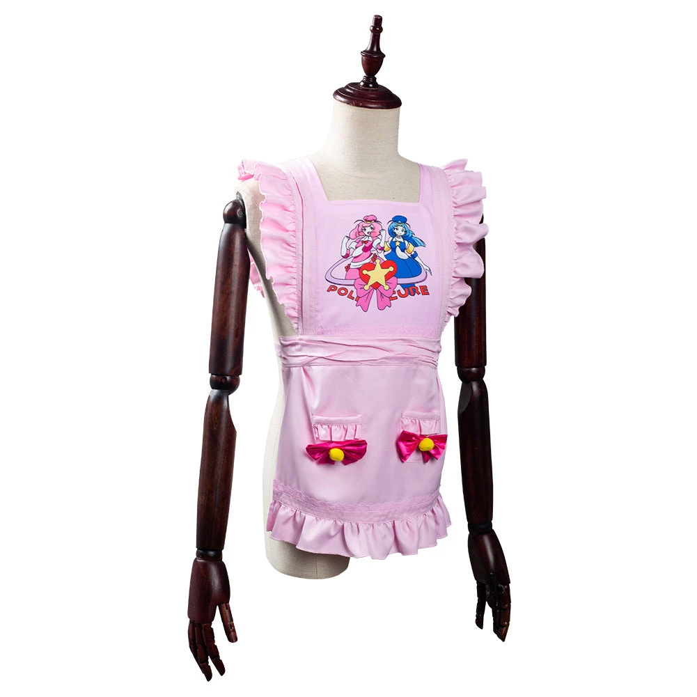 NewCosplay New Arrivals The Way Of The Household Husband Tatsu Pink Apron Halloween Carnival Suit Cosplay Costume 7 NewCosplay New Arrivals The Way Of The Household Husband Tatsu Pink Apron Halloween Carnival Suit Cosplay Costume