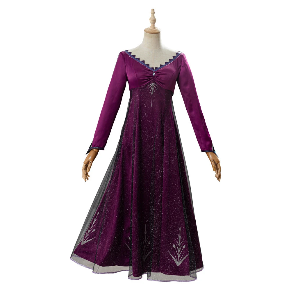 NewCosplay Frozen 2 Elsa Adult Outfit Purple Dress Cosplay Costume New Arrivals 4 NewCosplay Frozen 2 Elsa Adult Outfit Purple Dress Cosplay Costume New Arrivals