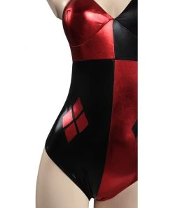 NewCosplay Harley Quinn Bunny Girl Jumpsuit Outfits Christmas Carnival Suit Cosplay Costume