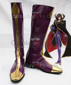 NewCosplay New Arrivals Code Geass Lelouch Of The Rebellion Zero Cosplay Shoes Boots