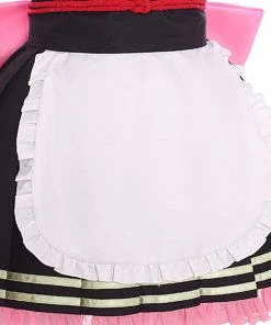 NewCosplay Demon Slayer Kanroji Mitsuri Maid Outfit Cosplay Costume 12 NewCosplay Demon Slayer Kanroji Mitsuri Maid Outfit Cosplay Costume
