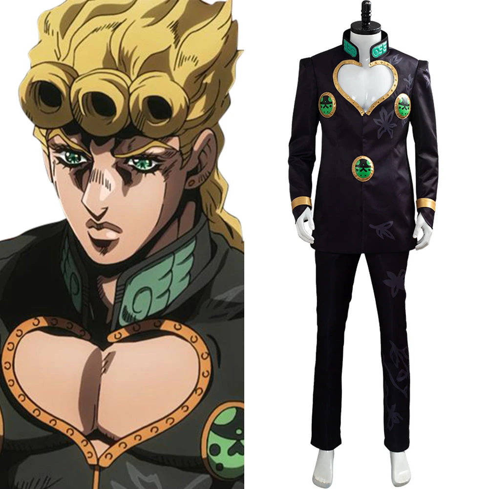 NewCosplay New Arrivals JoJo's Bizarre Adventure Giorno Giovanna Final Episode Cosplay Costume 3 NewCosplay New Arrivals JoJo's Bizarre Adventure Giorno Giovanna Final Episode Cosplay Costume