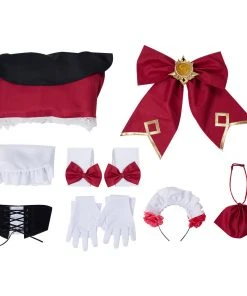 NewCosplay Genshin Impact Noelle Maid Dress Outfits Halloween Original Design Cosplay Costume 19 NewCosplay Genshin Impact Noelle Maid Dress Outfits Halloween Original Design Cosplay Costume
