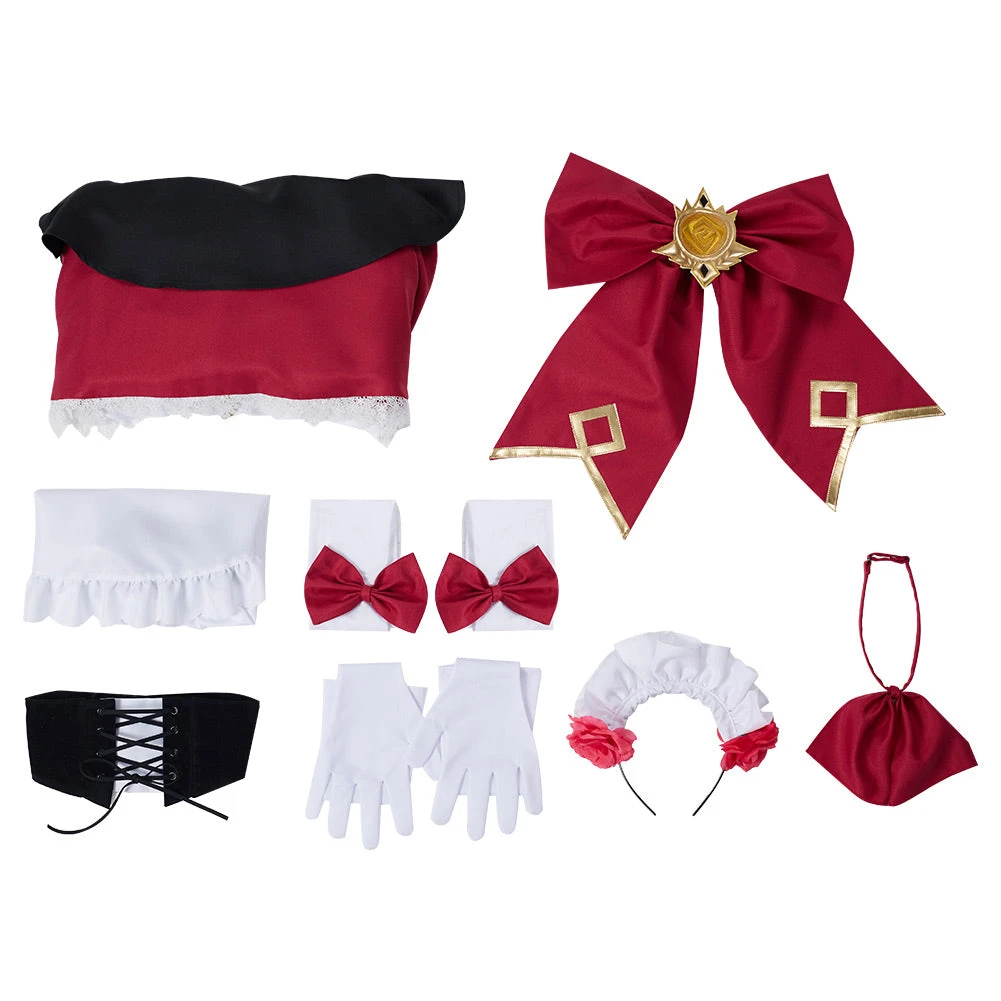 NewCosplay Genshin Impact Noelle Maid Dress Outfits Halloween Original Design Cosplay Costume 11 NewCosplay Genshin Impact Noelle Maid Dress Outfits Halloween Original Design Cosplay Costume