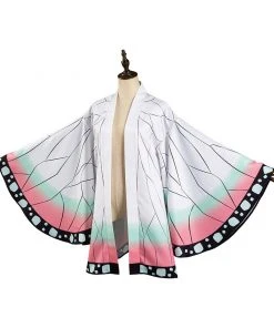 NewCosplay Demon Slayer: Kimetsu No Yaiba Kochou Shinobu Kimono Coat Cosplay Costume