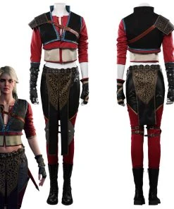 NewCosplay The Witcher 3 Ciri Outfits Halloween Carnival Costume Cosplay Costume