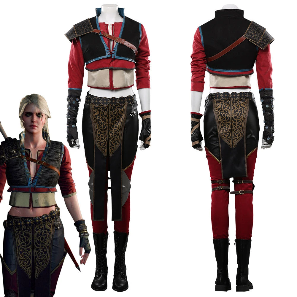 NewCosplay The Witcher 3 Ciri Outfits Halloween Carnival Costume Cosplay Costume 3 NewCosplay The Witcher 3 Ciri Outfits Halloween Carnival Costume Cosplay Costume