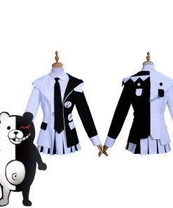 NewCosplay Anime Danganronpa Monokuma Women Dress Outfits Halloween Carnival Suit Cosplay Costume New Arrivals