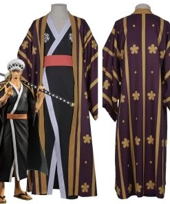 NewCosplay New Arrivals One Piece Trafalgar Law/Trafalgar D Water Law Outfit Cosplay Costume