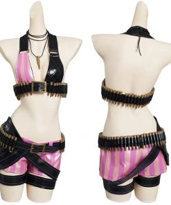 NewCosplay LoL Jinx League Of Legends Skin Outfits Halloween Carnival Suit Cosplay Costume