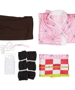 NewCosplay New Arrivals Demon Slayer: Kimetsu No Yaiba Kamado Nezuko Kids Kimono Anime Cosplay Costume 21 NewCosplay New Arrivals Demon Slayer: Kimetsu No Yaiba Kamado Nezuko Kids Kimono Anime Cosplay Costume