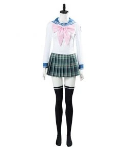 NewCosplay Danganronpa 3 SAYAKA MAIZONO Women Uniform Dress Outfit Halloween Carnival Costume Cosplay Costume New Arrivals