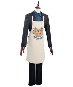 NewCosplay The Way Of The Household Husband Tatsu Shirt Pants Apron Outfits Halloween Carnival Suit Cosplay Costume