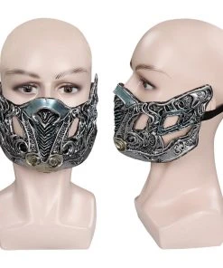 NewCosplay Mortal Kombat Sub-Zero Mask Masquerade Halloween Party Costume Props Cosplay Latex Masks Helmet