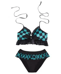 NewCosplay Anime Demon Slayer Kamado Tanjirou Swimwear Outfits Halloween Carnival Suit Cosplay Costume 25 NewCosplay Anime Demon Slayer Kamado Tanjirou Swimwear Outfits Halloween Carnival Suit Cosplay Costume