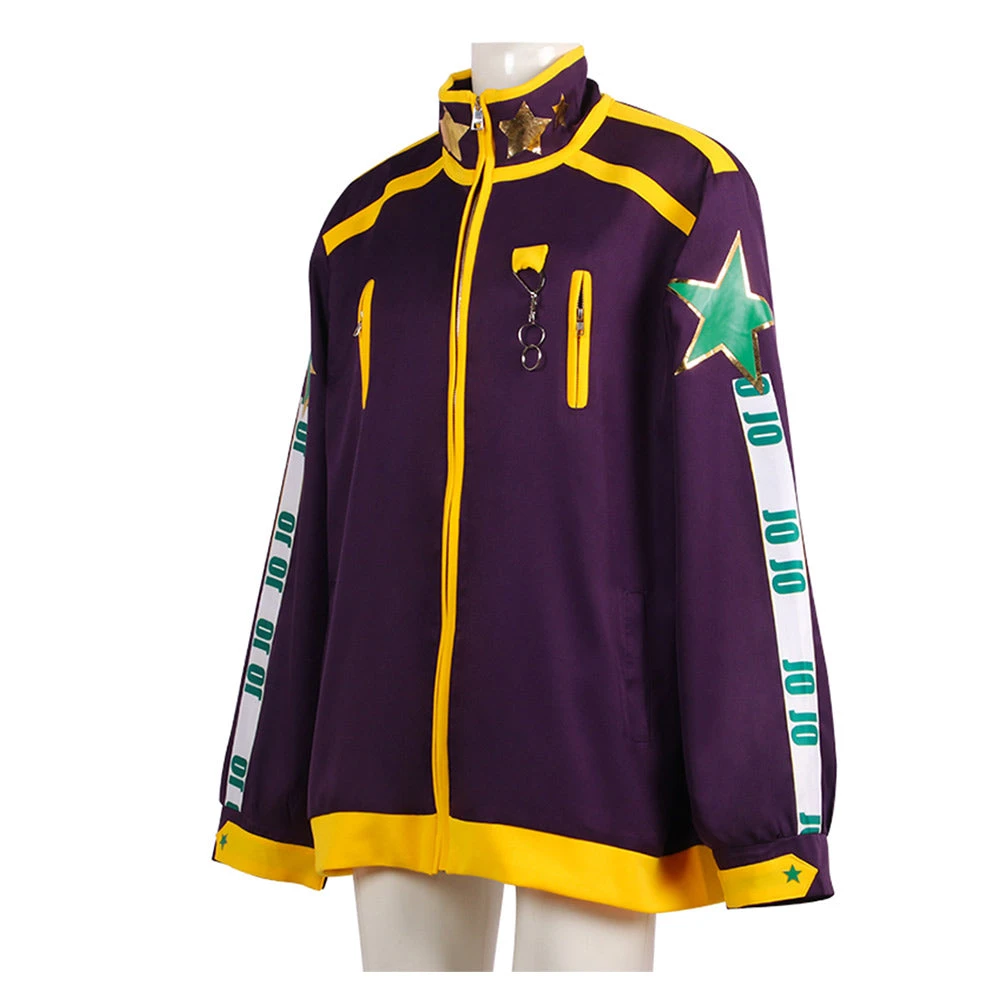 NewCosplay New Arrivals JoJo‘s Bizarre Adventure Kujo Jotaro Zip Up Halloween Carnival Suit Cosplay Costume 4 NewCosplay New Arrivals JoJo‘s Bizarre Adventure Kujo Jotaro Zip Up Halloween Carnival Suit Cosplay Costume