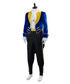 NewCosplay Men's Beauty And The Beast Prince Beast Cosplay Costume Halloween Carnival Costume
