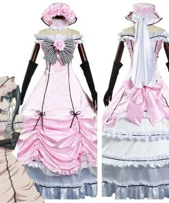 NewCosplay Black Butler Ciel Phantomhive Dress Outfits Halloween Carnival Suit Cosplay Costume