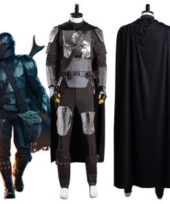 NewCosplay The Mandalorian S2 Beskar Armor Coat Uniform Outfits Halloween Carnival Suit Cosplay Costume