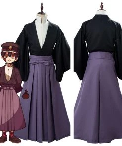 NewCosplay Toilet-Bound Hanako-kun Yugi Tsukasa Samurai Kimono Set Cosplay Costume