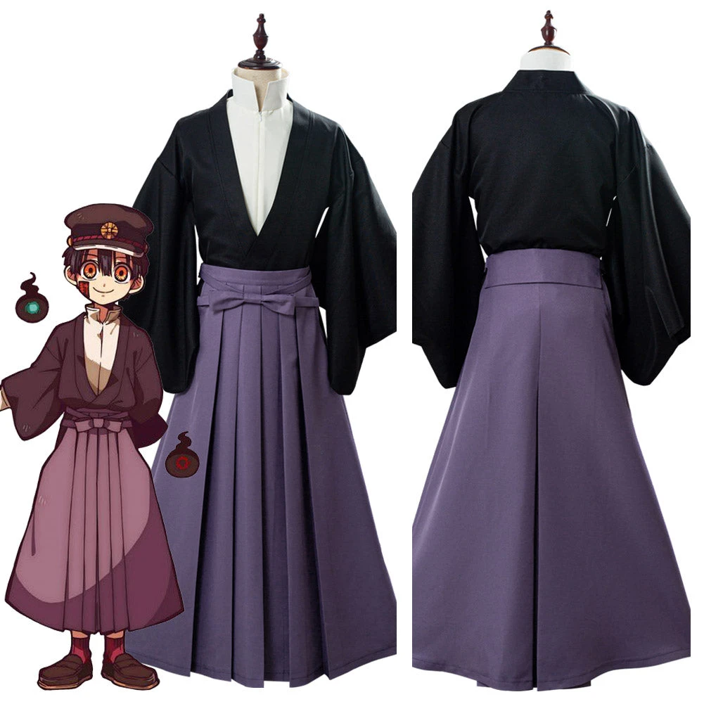 NewCosplay Toilet-Bound Hanako-kun Yugi Tsukasa Samurai Kimono Set Cosplay Costume 3 NewCosplay Toilet-Bound Hanako-kun Yugi Tsukasa Samurai Kimono Set Cosplay Costume