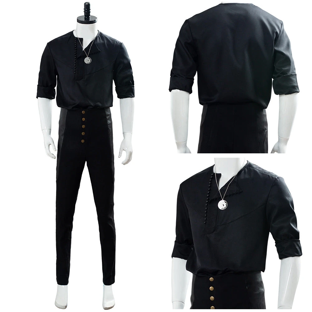 NewCosplay The Witcher 2019 TV Geralt Of Rivia Casual Wear Cosplay Costume 12 NewCosplay The Witcher 2019 TV Geralt Of Rivia Casual Wear Cosplay Costume