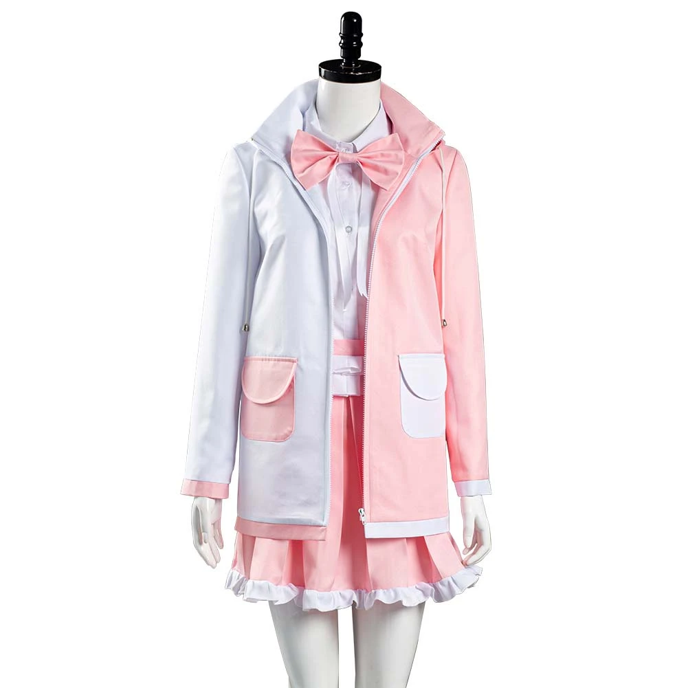 NewCosplay Danganronpa 2 Monomi Uniform Skirt Outfits Halloween Carnival Suit Cosplay Costume 9 NewCosplay Danganronpa 2 Monomi Uniform Skirt Outfits Halloween Carnival Suit Cosplay Costume