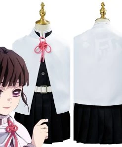 NewCosplay New Arrivals Kids Children Demon Slayer: Kimetsu No Yaiba Tsuyuri Kanawo Uniform Halloween Carnival Cosplay Costume