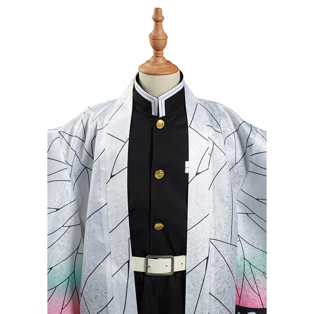 NewCosplay New Arrivals Demon Slayer: Kimetsu No Yaiba Kochou Shinobu Kids Cloak Coat Halloween Carnival Suit Cosplay Costume 8 NewCosplay New Arrivals Demon Slayer: Kimetsu No Yaiba Kochou Shinobu Kids Cloak Coat Halloween Carnival Suit Cosplay Costume